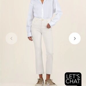 Cream Kut From the Kloth Cropped Jeans